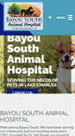Mobile Screenshot of bayousouthanimalhospital.com